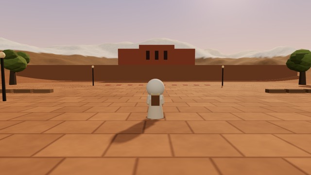 Online World 안의 랄리벨라 성 게오르기우스 암굴 교회 3D 풍경